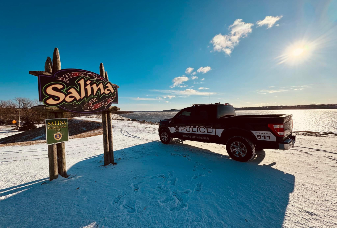 Truck and Sign